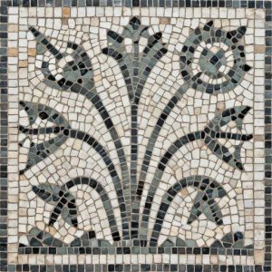 Art Nouveau Floral Mosaic – Opus Tessellatum