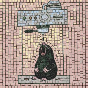Coffee Time Seal Mosaic Art