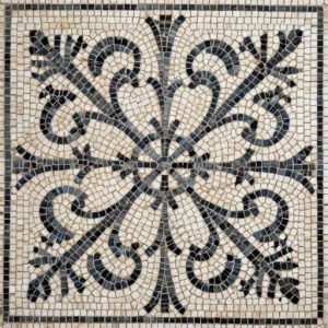 Classical Floral Opus Tessellatum Mosaic
