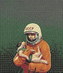Soviet Cosmonaut Mosaic Art