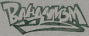 Urban Graffiti Mosaic Art – Modern Wall Decor