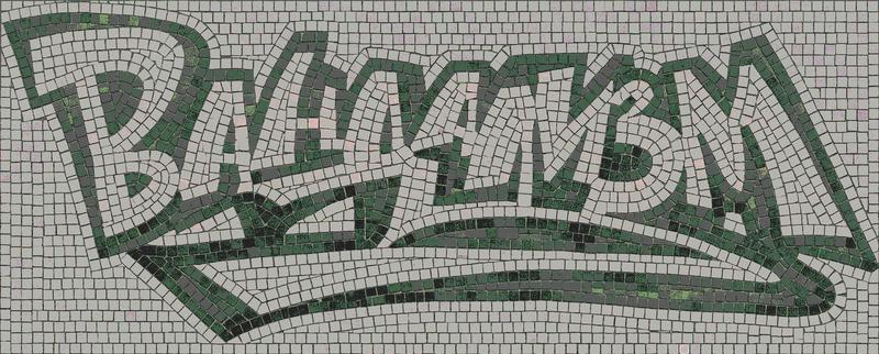 Urban Graffiti Mosaic Art - Modern Wall Decor