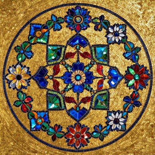 Bethlehem Star Byzantine Mosaic Art | Custom Size