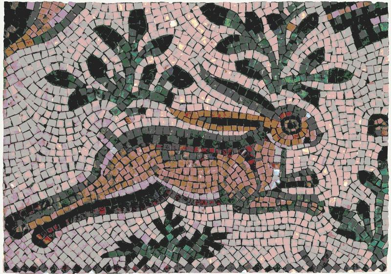 Classical Mosaic Art: Leaping Hare