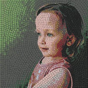 Mosaic Portrait of a Young Child