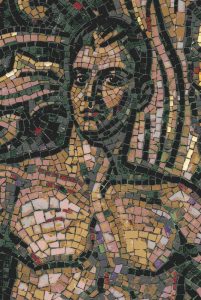 Classical Mosaic Portrait – Handcrafted Art 60×90 cm