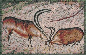 Antelope Encounter Mosaic Art – Classic Style