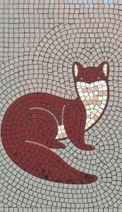 Red Fox Mosaic Art – Modern Wall Decor
