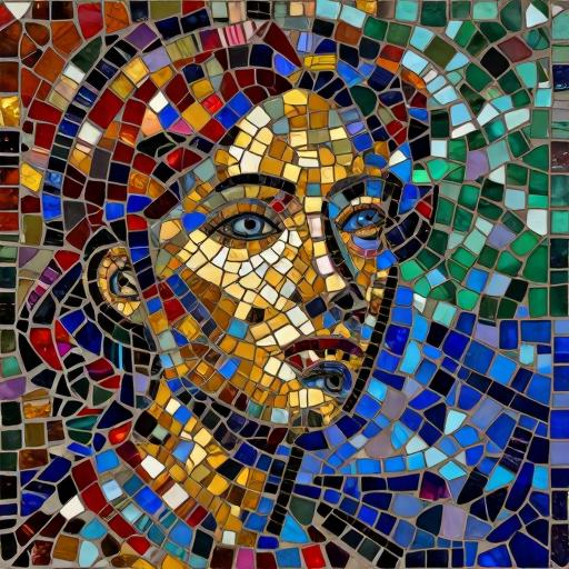 Custom Opus Incertum Mosaic Portrait - Handcrafted Art