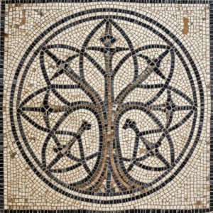Celtic Tree of Life Mosaic Art – Opus Tessellatum