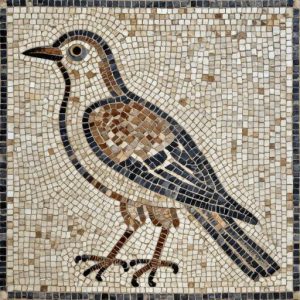 Bird Mosaic Art – Opus Tessellatum Style