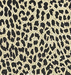Leopard Print Abstract Mosaic Art