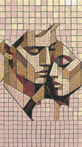Cubist Faces Mosaic Art – Fragmented Portraits