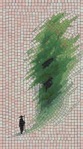 Serene Nature Walk Mosaic Art