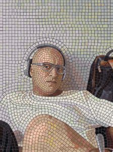 Modern Man Mosaic Portrait – 60×80 cm