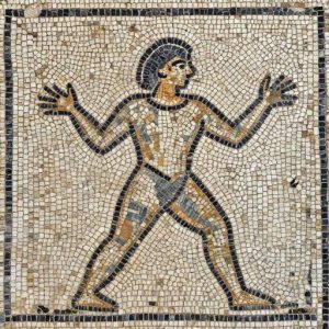 Ancient Style Human Figure Mosaic – Opus Tessellatum