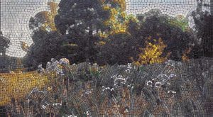 Atmospheric Nature Mosaic Art – 150×83 cm