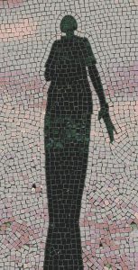Minimalist Silhouette Mosaic Art