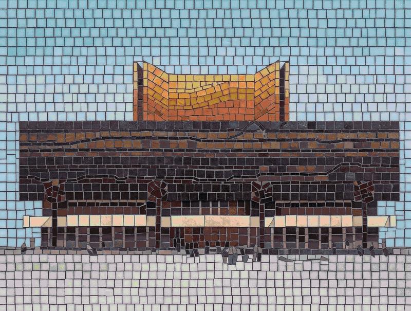 Modern Architectural Mosaic Art
