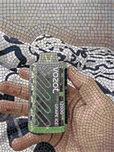 Modern Vape Mosaic Art – Contemporary Digital Style