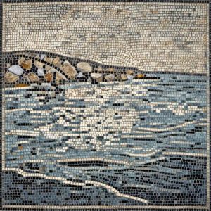 Lake Baikal Mosaic Art – Opus Tessellatum Style