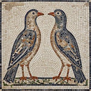 Two Seagulls Mosaic Art – Opus Tessellatum