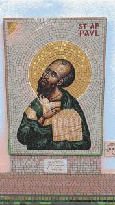 Saint Apostle Paul Mosaic Art – Classical Style