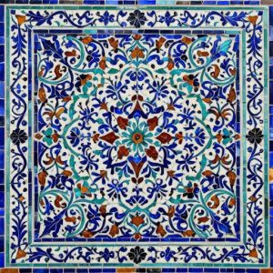 Florentine Floral Mosaic Art – Custom Design