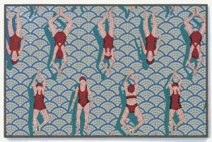Synchronized Swimmers Mosaic Art