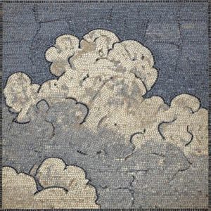 Cumulus Clouds Mosaic Art – Opus Tessellatum Style