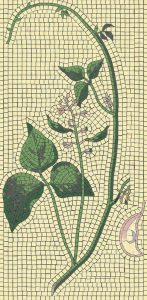 Elegant Botanical Vine Mosaic Art