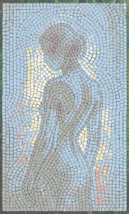 Ethereal Figure Mosaic Art – 60×98 cm