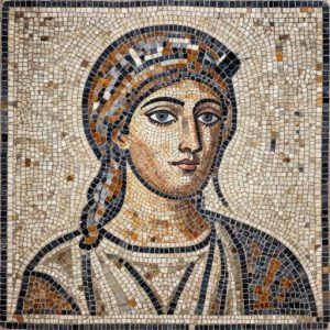 Valkyrie Portrait Mosaic – Opus Tessellatum Art