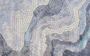 Abstract Fluidity Mosaic Art – 200×128 cm