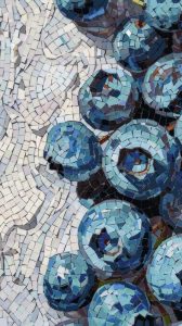 Blueberry Bliss Mosaic Art – Nature’s Bounty