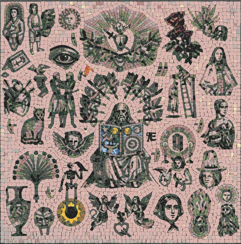 Mystical Symbols Mosaic Art