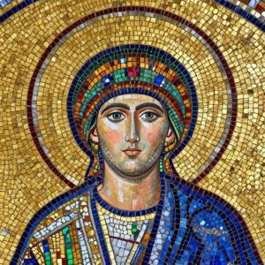Byzantine Mosaic Angel – Divine Spiritual Art