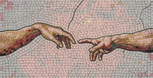 The Touch of Creation Mosaic Art