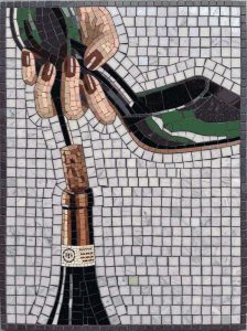 Champagne Celebration Mosaic Art