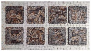 Ancient Animal Spirit Mosaic Art