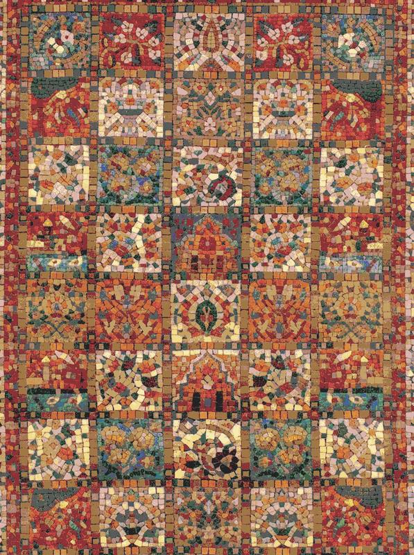 Ornate Geometric Mosaic Art - Traditional Patterns