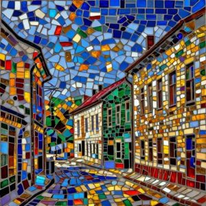 Old City of Tula Mosaic Art – Opus Incertum Style