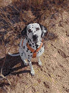 Dalmatian Dog Mosaic Art – Handcrafted Wall Decor