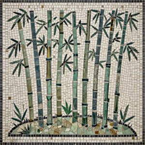 Bamboo Forest Mosaic Art – Custom Opus Tessellatum