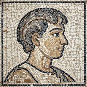 Roman Portrait Mosaic – Opus Tessellatum Art