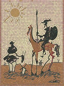 Desert Warrior Mosaic Art – Camel Rider