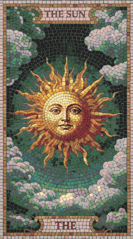 The Sun Mosaic Art - Celestial Personification