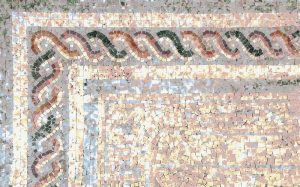 Classical Guilloche Mosaic Border Art