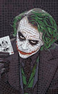 The Joker Mosaic Art – Iconic Villain Portrait