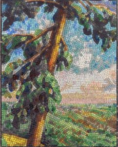Nature’s Reach Mosaic Art – Tree and Sky